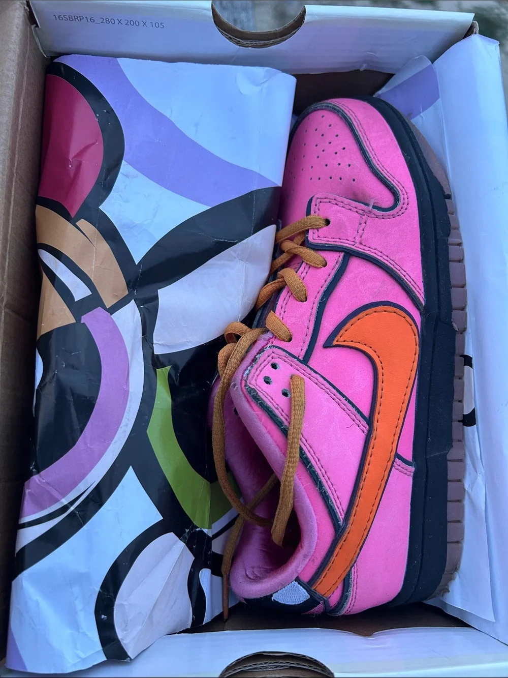 Nike Kids Powerpuff  girl Low-Top Dunks